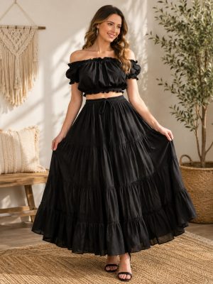 Black Renaissance Skirt