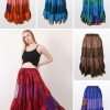 16 Yard Silk Solid Color Skirt for Women
