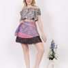 Beach Sarong Magic Wrap Skirts Mini 16" Ethically Made for Women