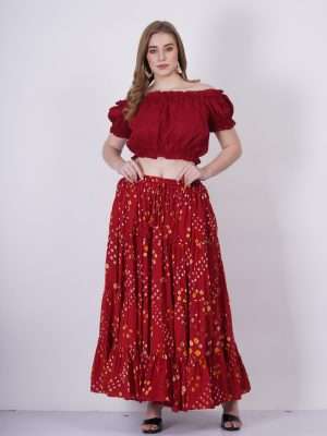 Red Polka Dot Skirts