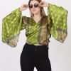 Belly Dance Gypsy Printed Blouse Top for Women