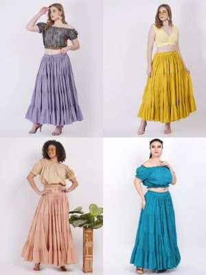 Women Custom Order Maker for Skirt Online 25 yard
