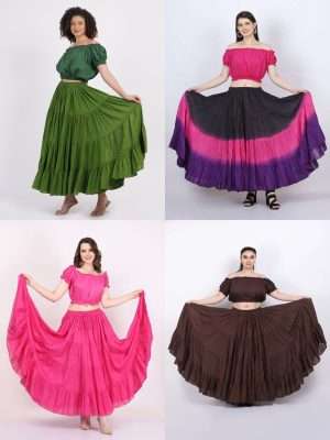 women tribal skirts long