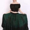 green black renaissance fair skirt