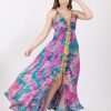 Halter Silk Spaghetti Strap Casual Dresses for Women