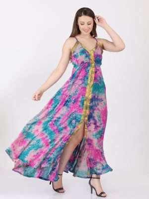 Halter Silk Spaghetti Strap Casual Dresses for Women