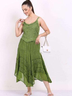 Bohemian Hippi Retro Ava Medieval Skirts for Women