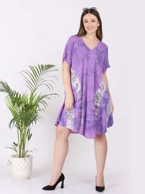 100 pc pack Women's Travel Dresses Short Sleeve Loose Swing Comfortable