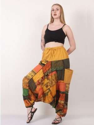 Nepalese Hippi Baggy Patchwork Harem Pants