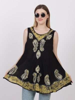 Wholesale Women Rayon Batik Top Blouse for Sale