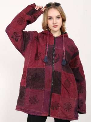 Women's Cotton Pullover Patchwork Jacket -50 pc pack
