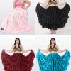 Tribal Belly Dance Practice Wear Costume Satin Skirt 12 Yard