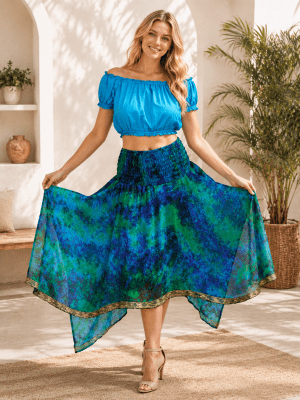 Women Asymmetrical Fairy Skirt Diamond Cut Wholesale Pack