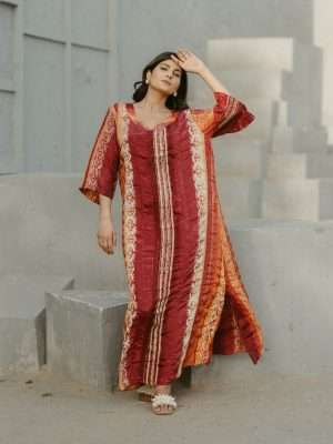 Lurex Kaftan Loungewear