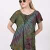 Tie Dye Party Short Sleeve Tops
