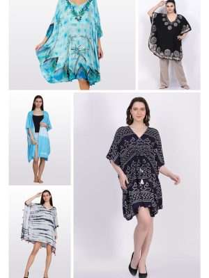 Women Plus Size Poncho Top Sample for Boutique - 5 pc pack