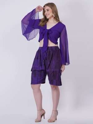 top with butterfly sleeves