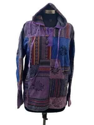 Unisex Bohemian Jacket Womens Patchwork colorful Hoodie - 50 pc pack