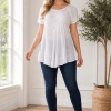 women white peasant top