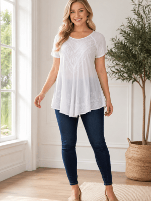 women white peasant top