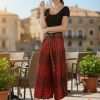 Australian Plus Size  Sarong Wrap Pants -Hippy Pants Plus XL Size