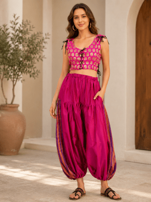 Wholesale Art Silk Harem Pants Women