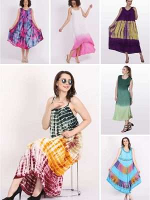 Mix Designs Dresses Long Summer Clothes for Women 10 pc pack