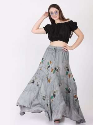 Rayon Embroidered Long Skirt Wholesale Lot