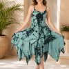 Asymmetrical Wholesale Party Dresses Tie Dye Pattern