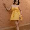 Women Strappy Straight Neck Mini Dress Wholesale Lot 100 pc Pack