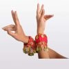 Gold Coin Chiffon Belly Dance Arm Bands Wristbands