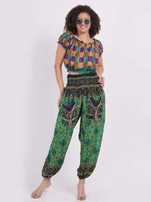 harem trousers silk