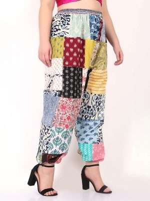 patchwork trousers