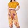 Harem Pants with Pockets Stretchable Waist for Women