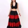 Flamenco skirts for women - Red/Black