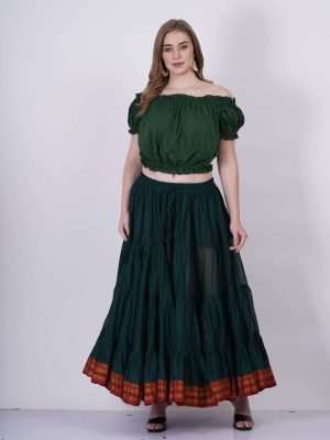 25 Yard Padma Skirt Wholesale Lot for Belly Dance - Green