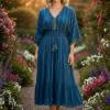 lurex maxi dress