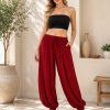 Wholesale Women's Rayon  Plain Salwar Pants Plus Size