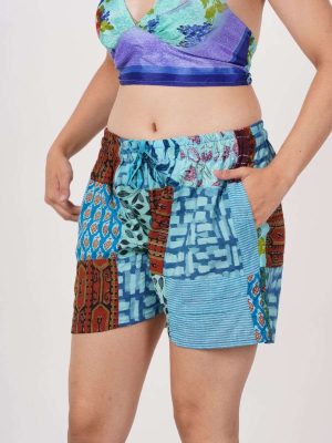 wholesale patchwork shorts