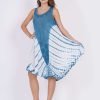 tie dye beach dress