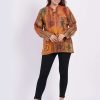 Multicolored Patch Work Shirt