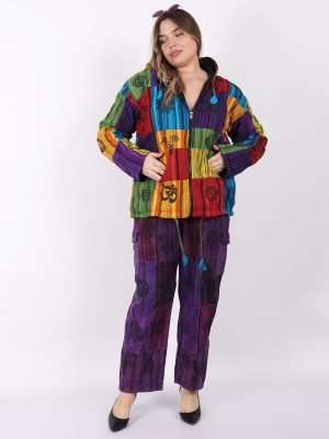 womens patchwork sweatshirt