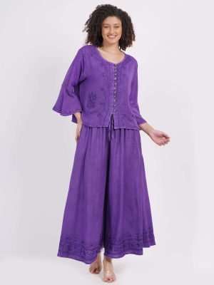 Ladies 2 Pc Pants Set