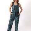Women's Mushroom Hippie Patchwork Overalls Dress