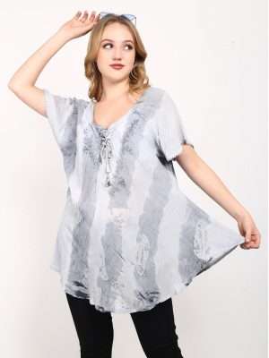 Women Tie Dye Batik Blouse Top Wholesale Lot
