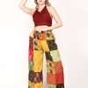 patchwork pants women's supplier