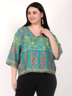 Printed Silk Tops for Women Wholesale Lot