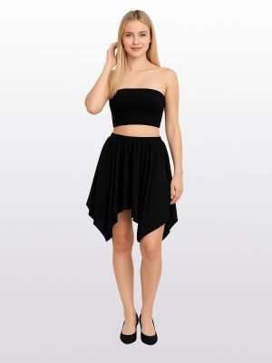 Women Rayon Asymmetrical Mini Skirt Wholesale Lot