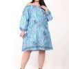 Printed Short Silk Dresses with Sleeves for Women - Pack of 05