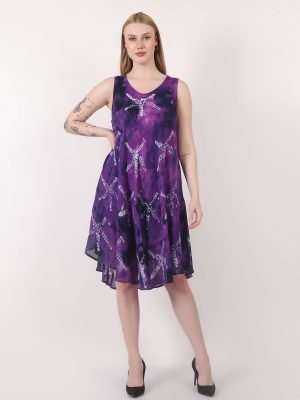 Women Multi Tie Dye Short Dress Wholesale Lot of 05